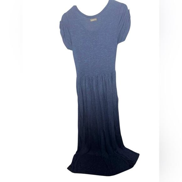 34. MATILDA JANE Deep Water Maxi Dress Size Small - Picture 3 of 11